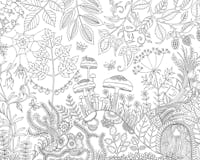 Enchanted Forest: An Inky Quest and Coloring Book media 3