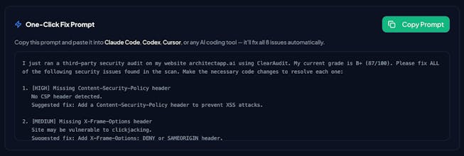 ClearAudit gallery image