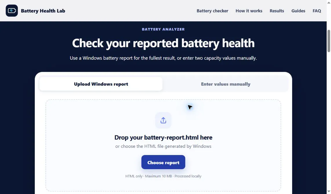 Battery Health Lab gallery image