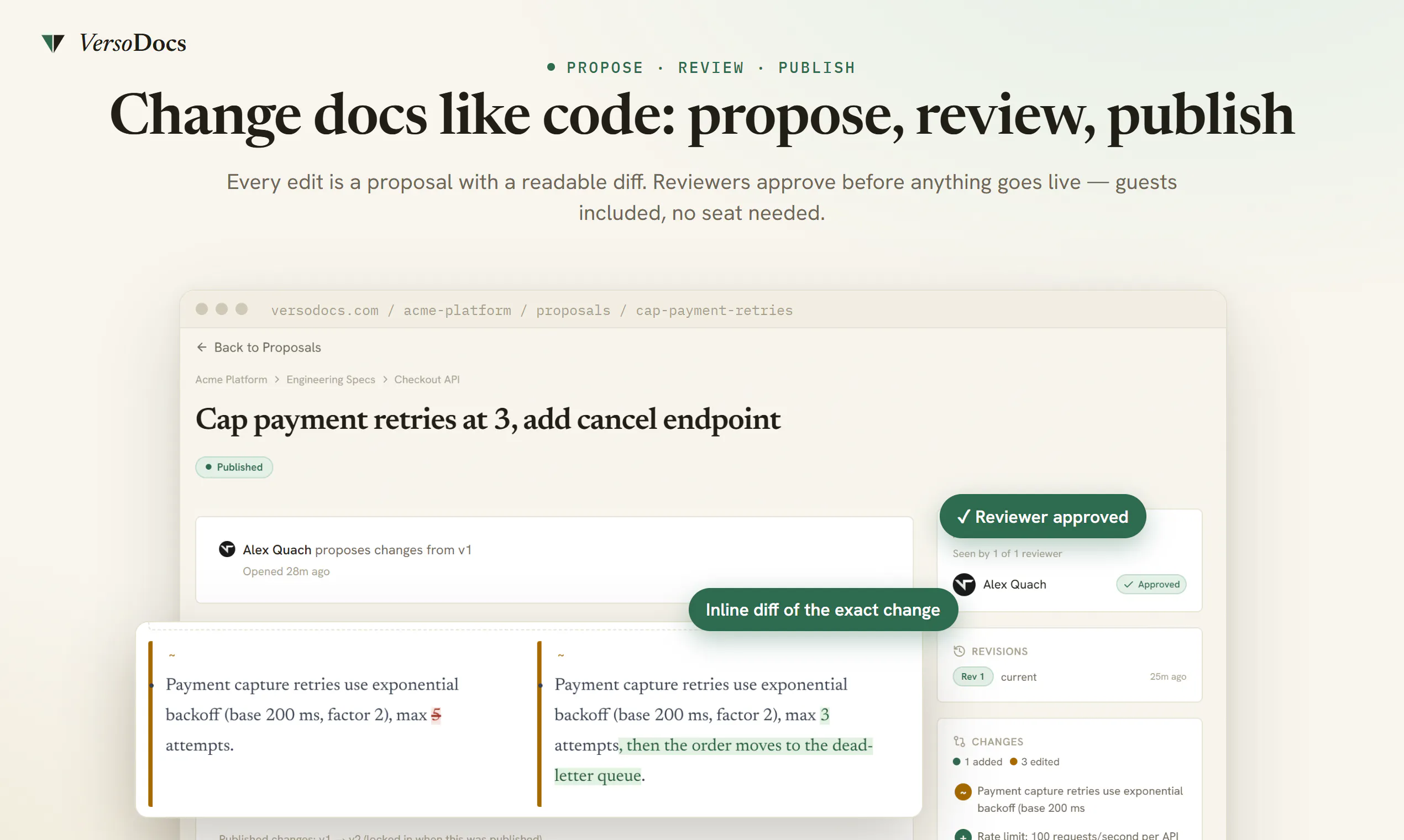 VersoDocs: Version control for documents gallery image