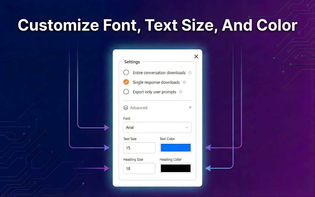 Export ChatGPT Conversation gallery image