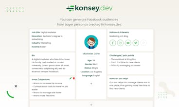 Buyer Persona Generator by Konsey.dev gallery image