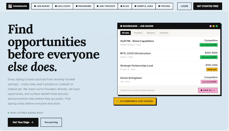 Edgeboard screenshot 2