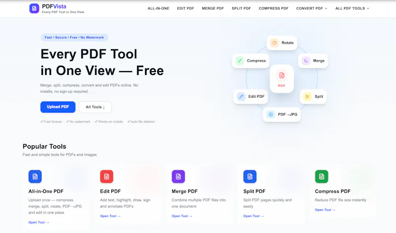 PDF Vista screenshot 1