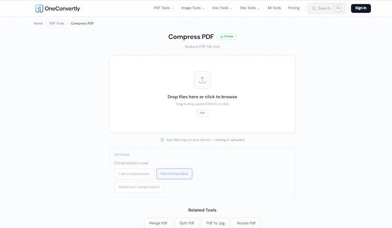 OneConvertly screenshot 3