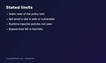 CSP Evaluator API gallery image