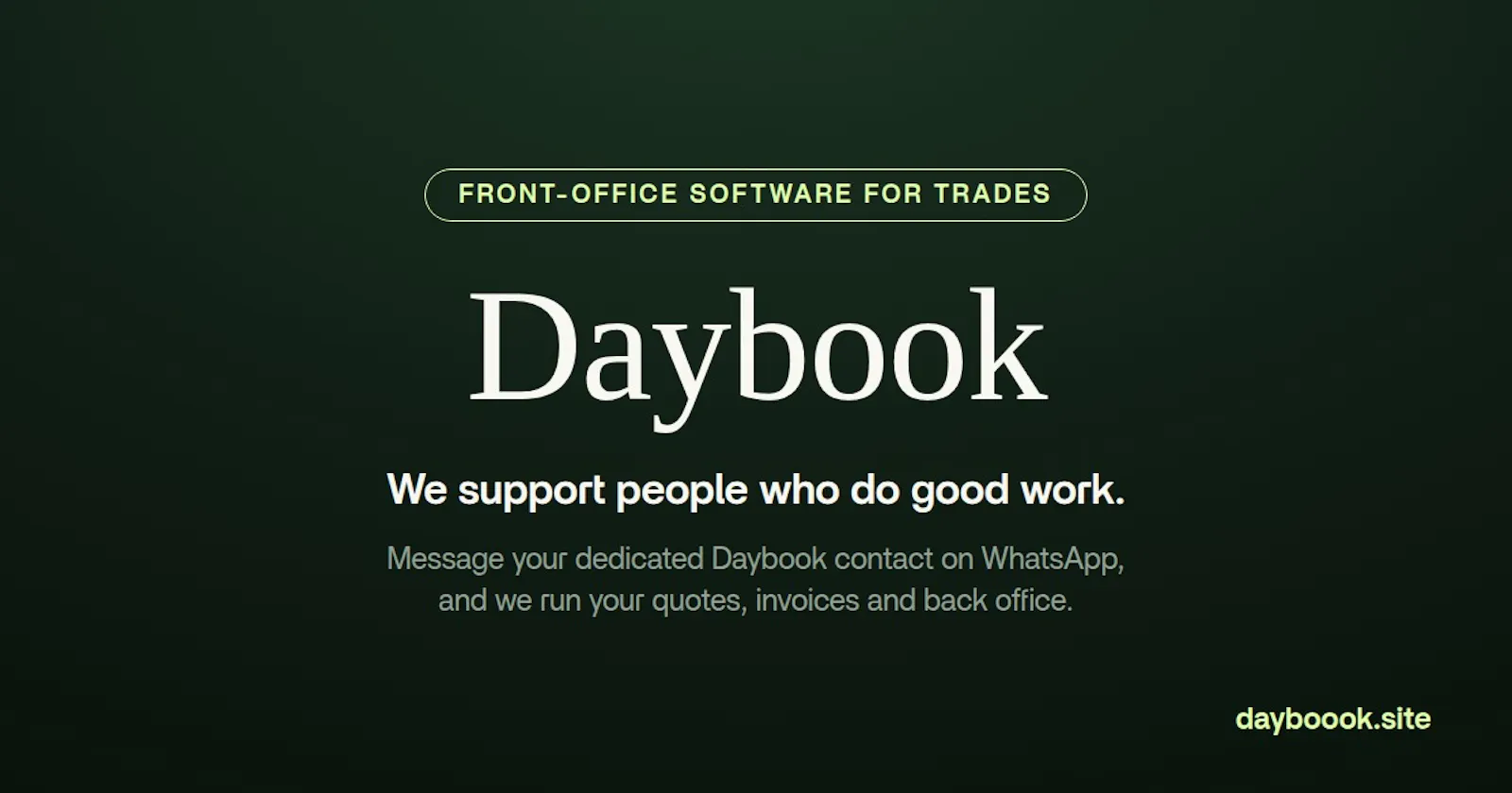 Daybook screenshot 2