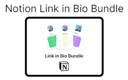 Notion Link in Bio Bundle Template media 1