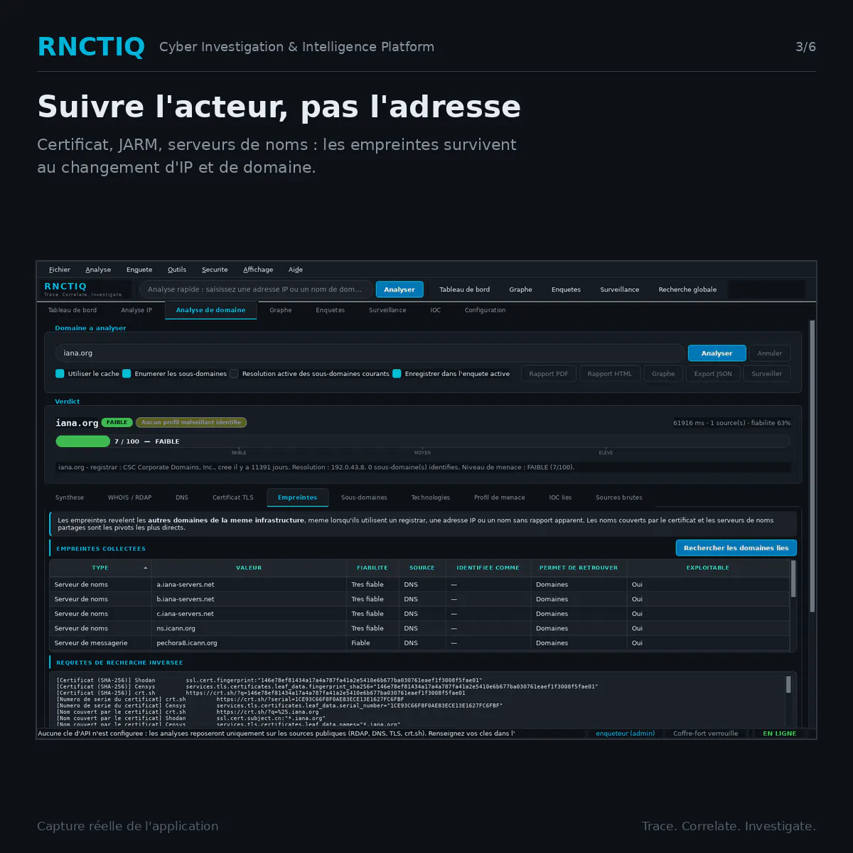 RNCTIQ -- Cyber Investigation  gallery image