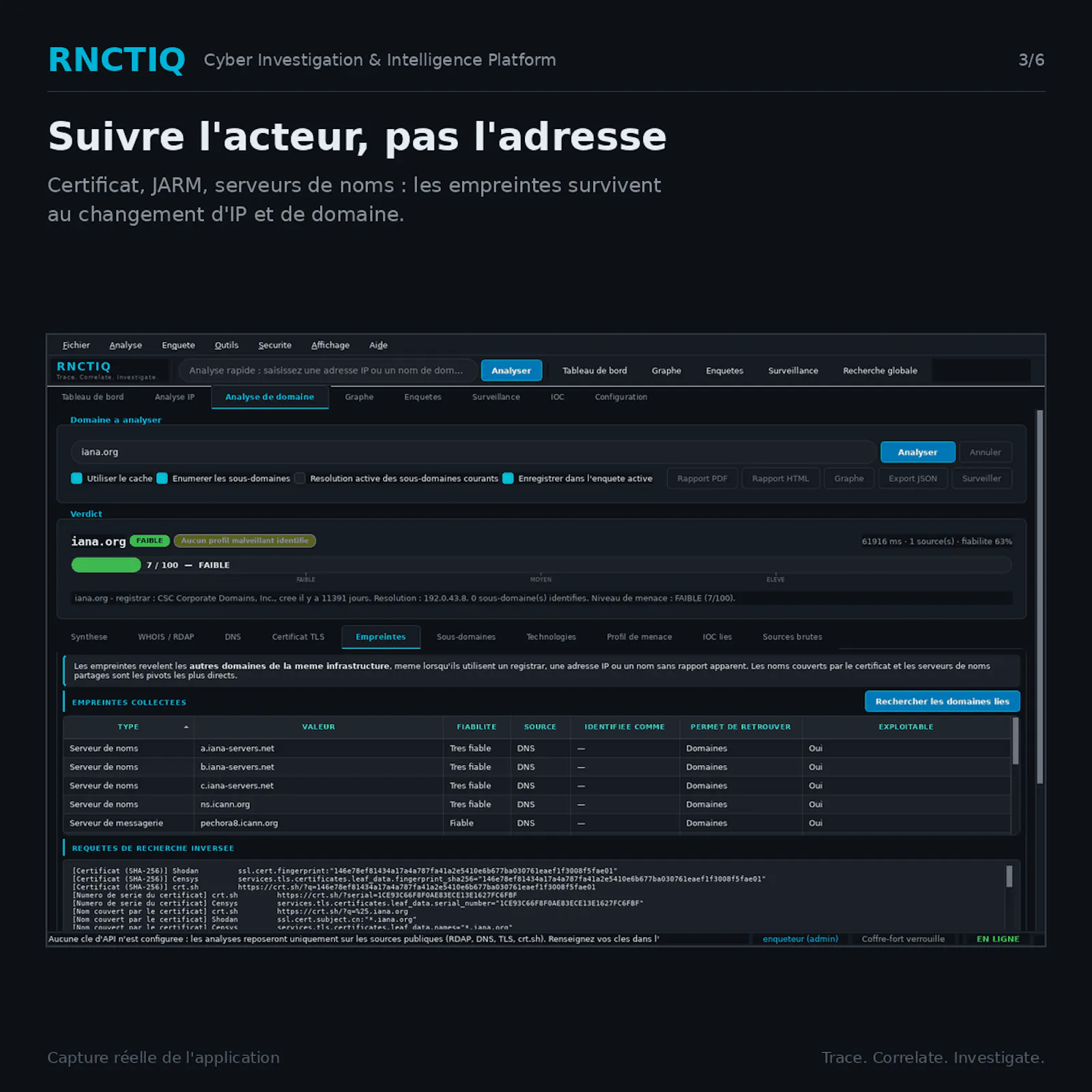 RNCTIQ -- Cyber Investigation  screenshot 6