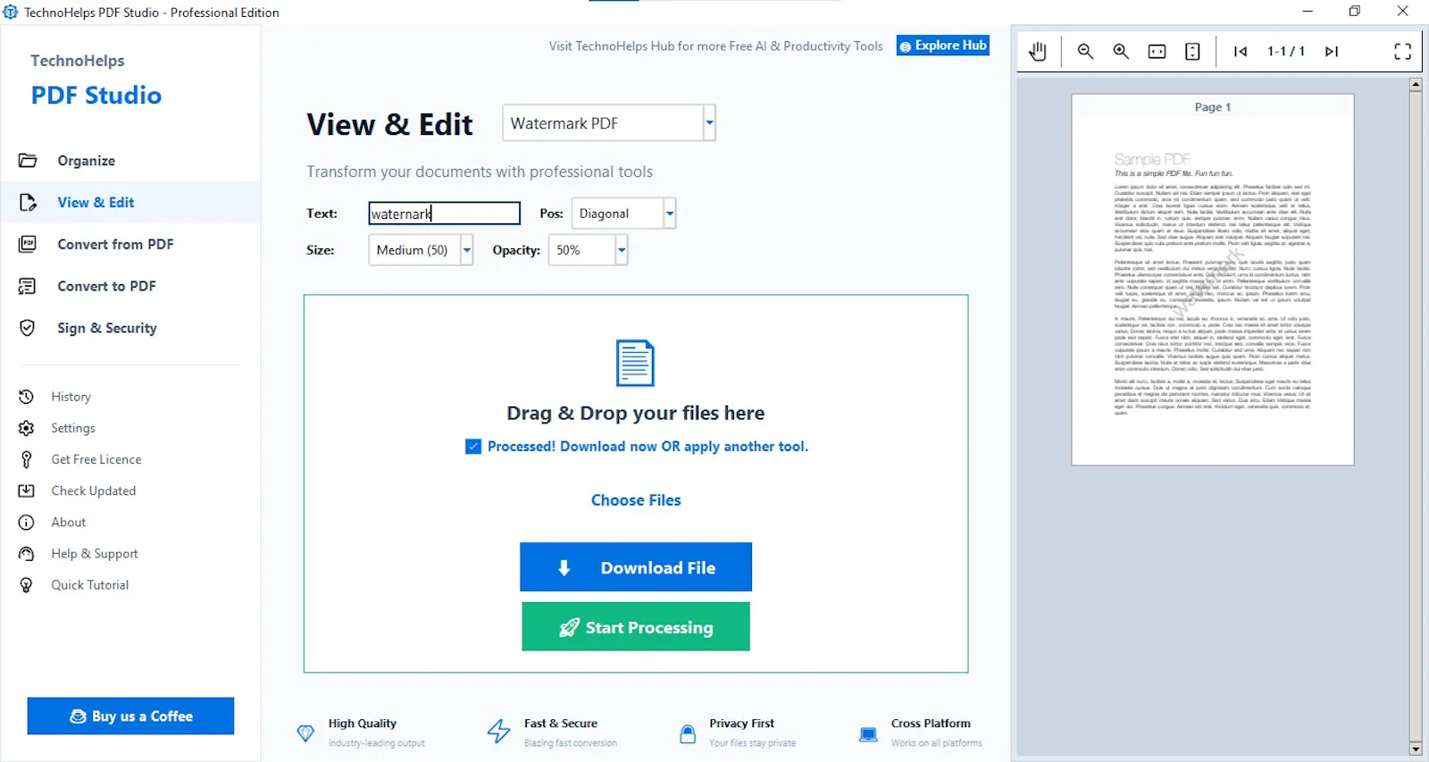 TechnoHelps PDF Studio screenshot 4