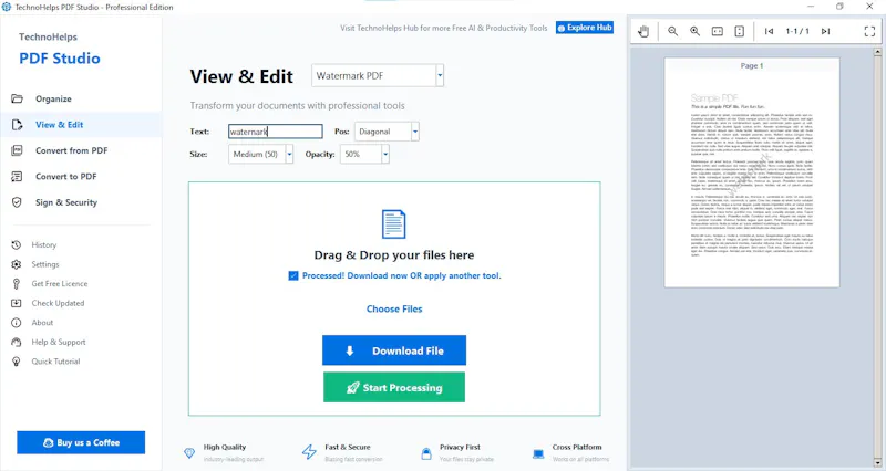 TechnoHelps PDF Studio screenshot 4
