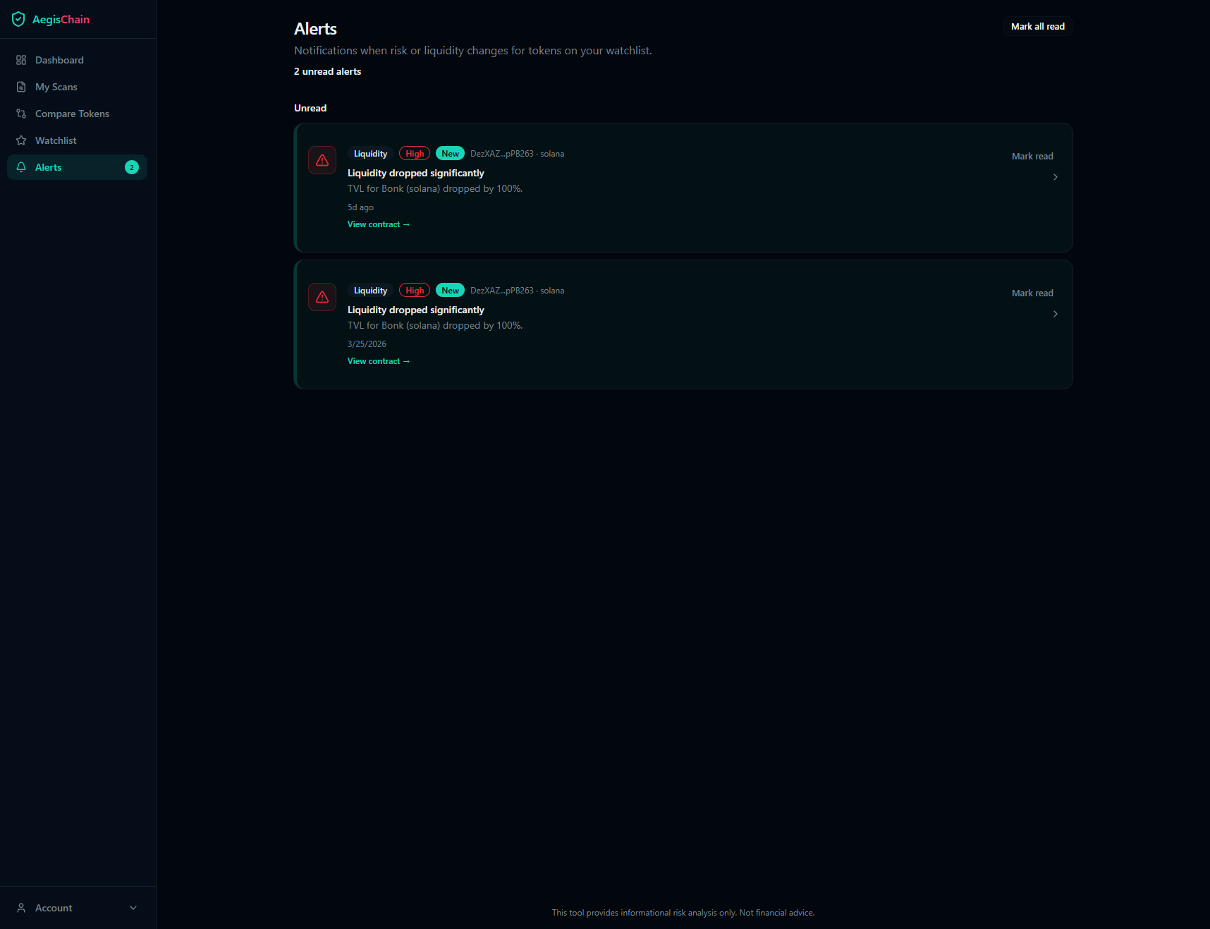 Smart Contract Risk Scanner gallery image