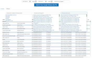 Takeout Mileage & Timeline Exporter gallery image