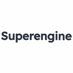 Superengine - Product Hunt launch logo and brand identity