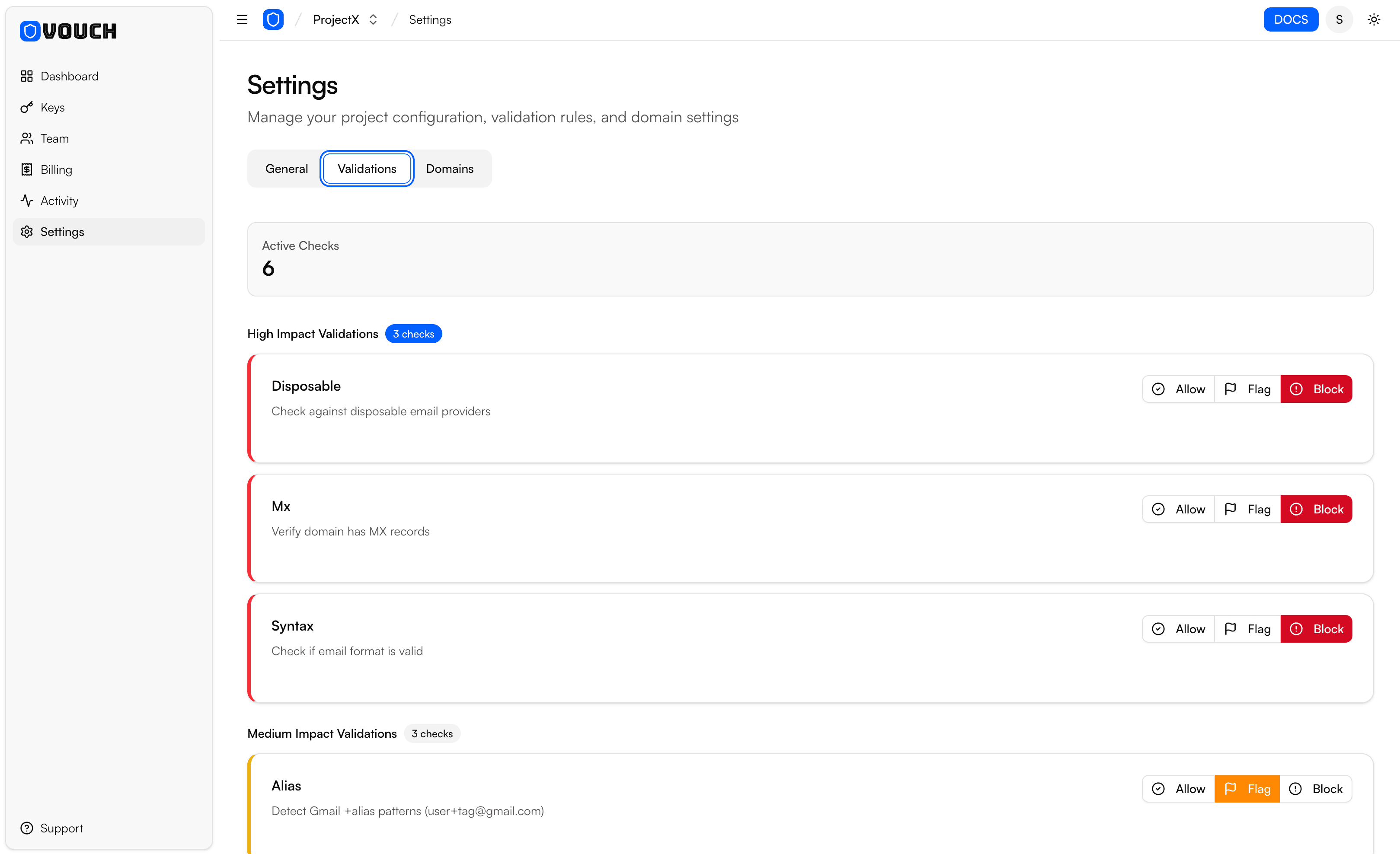 Vouch - Screenshot 5 showing product features and functionality
