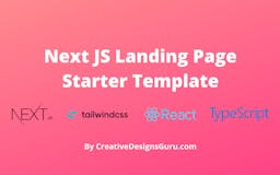 Free Next JS Landing Page Template media 3