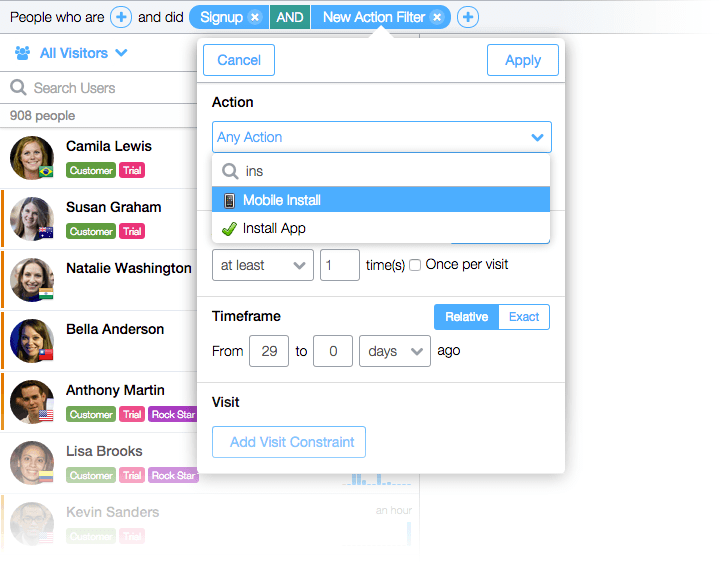 Woopra gallery image