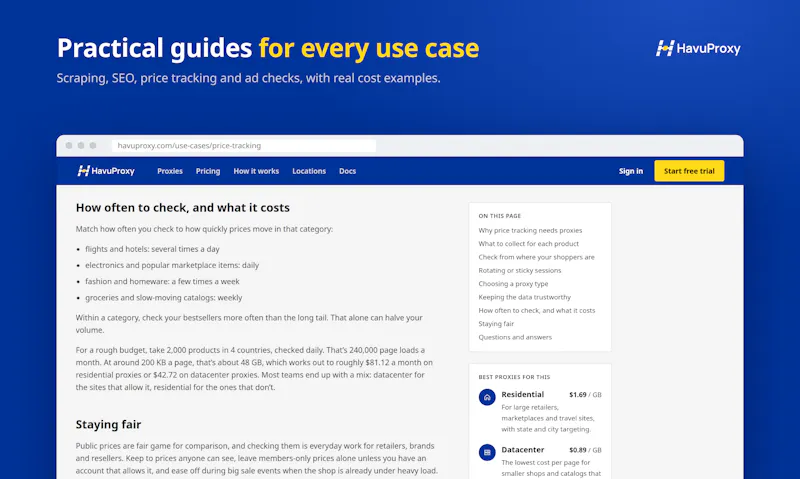 HavuProxy screenshot 3