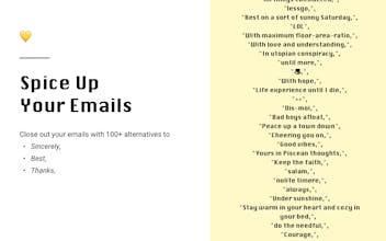 Good Sign-Offs Gmail Extension gallery image