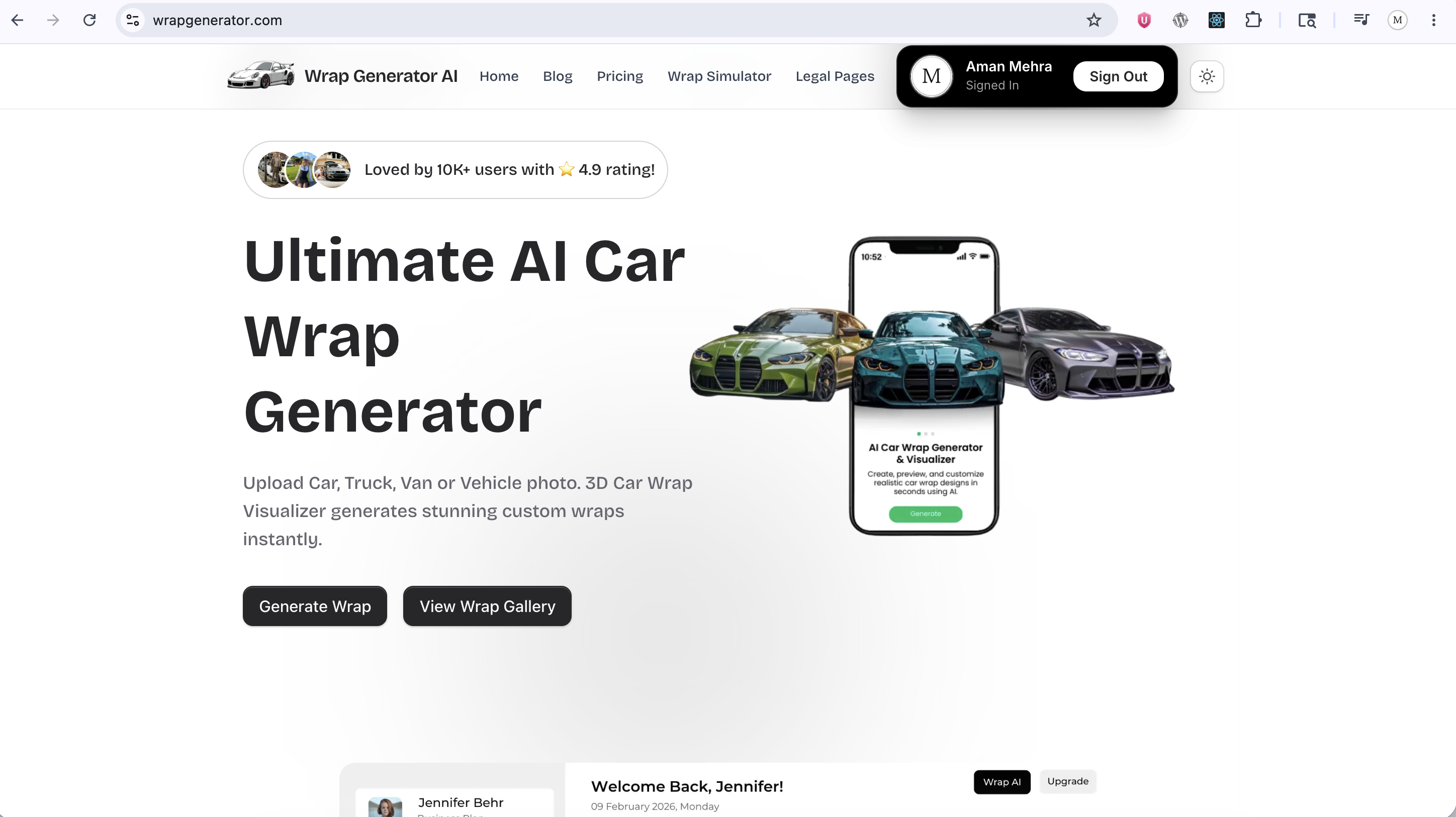 Wrap Generator AI gallery image
