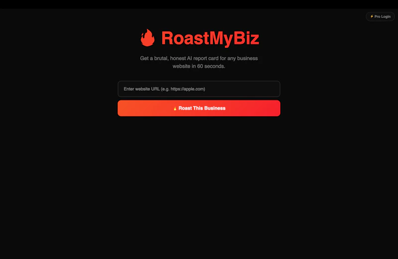 RoastMyBiz screenshot 1