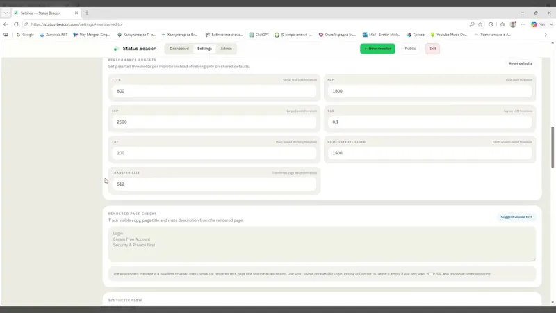 Status Beacon screenshot 1 (video preview)