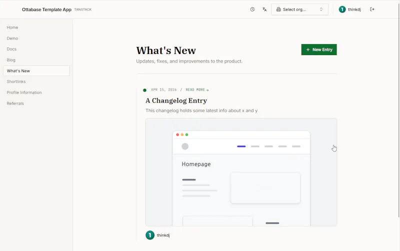 Ottabase: The Solo-founder's framework  screenshot 2