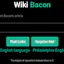 WikiBacon
