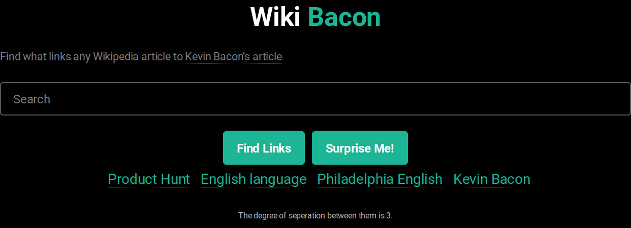 WikiBacon