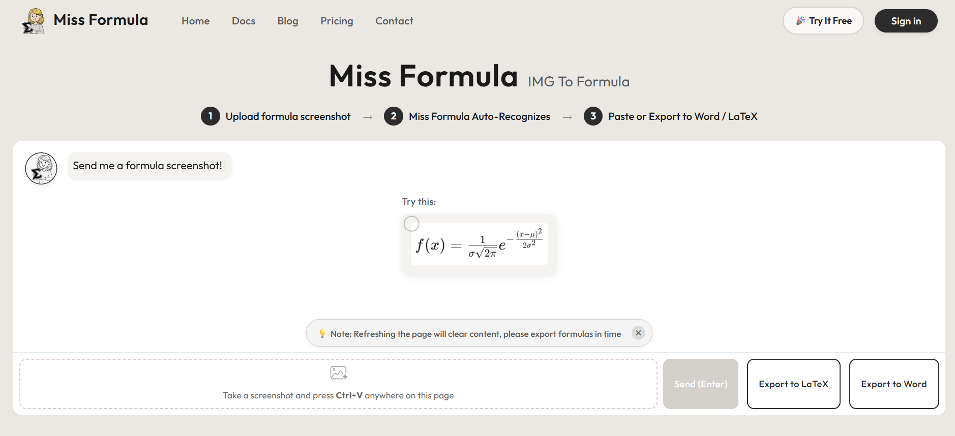 Miss Formula gallery image