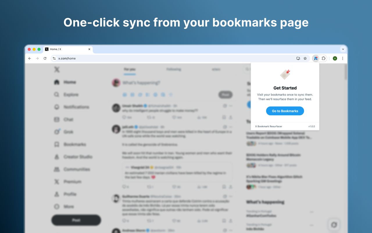 X Bookmark Resurfacer gallery image