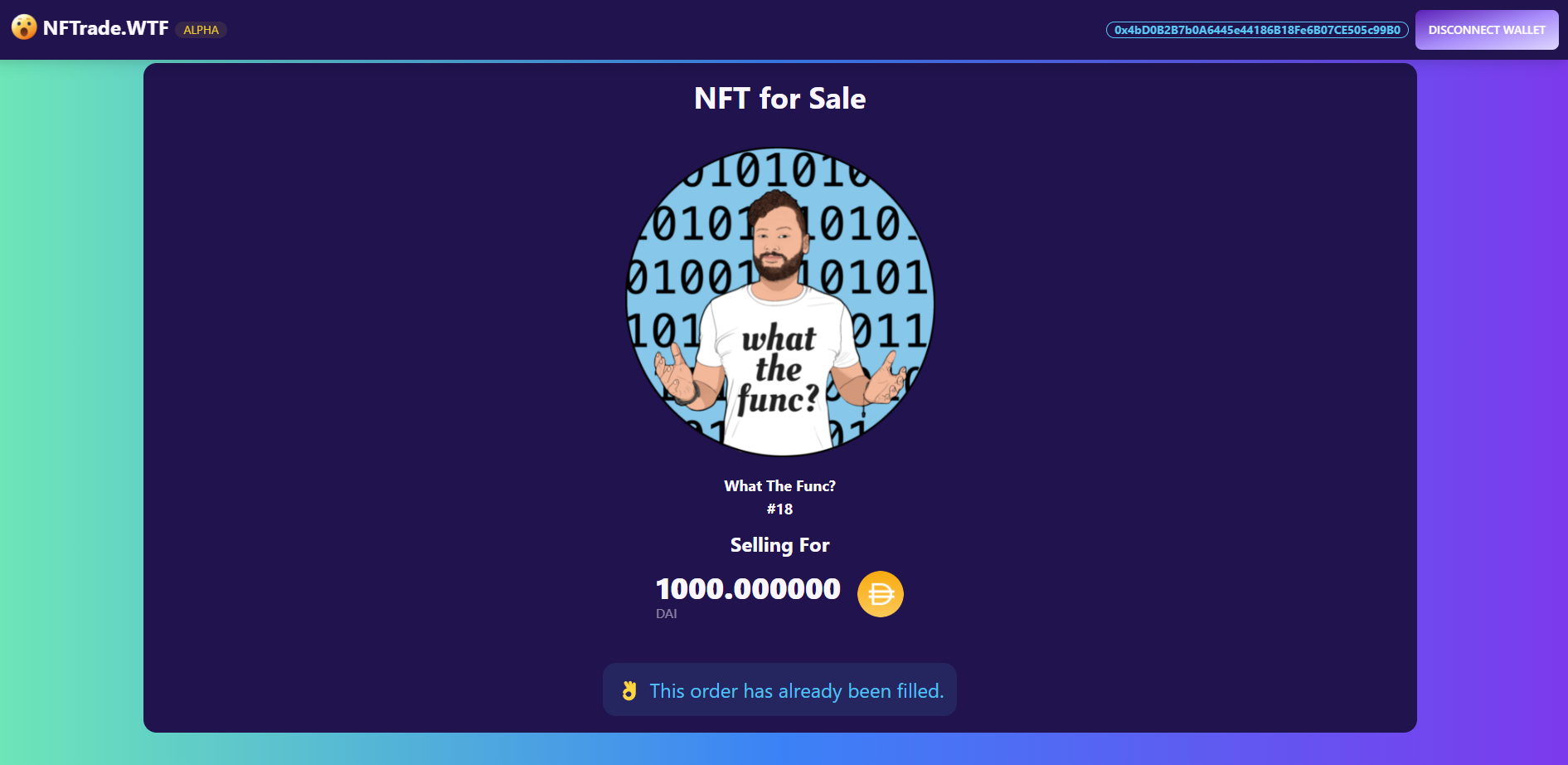 NFTrade.WTF gallery image