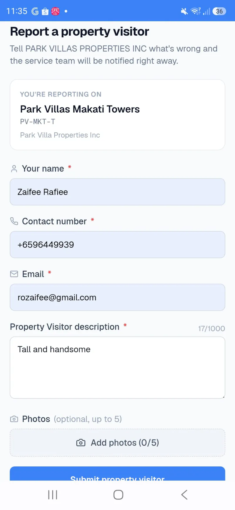 FieldSign screenshot 2