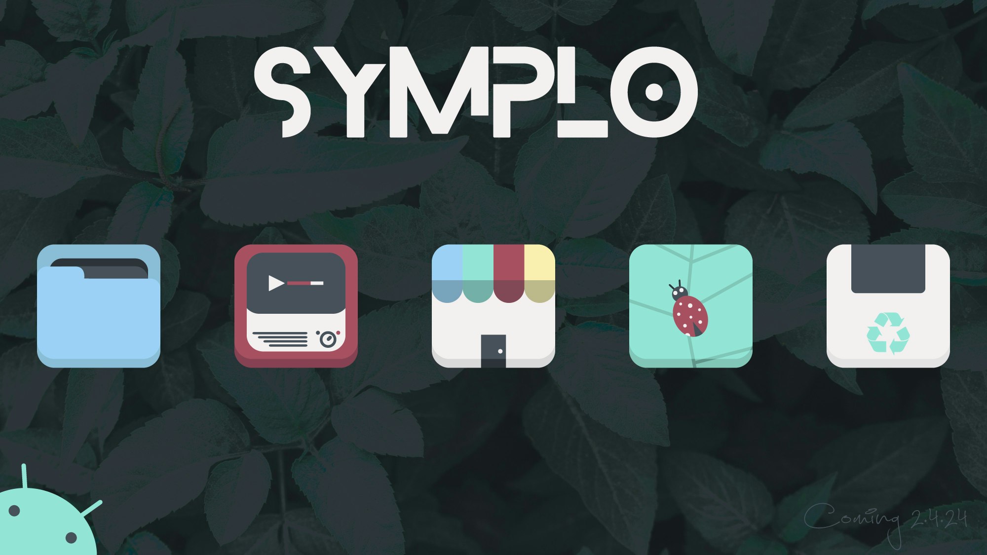 Symplo 아이콘 - 부드러운 색상과 평평한 디자인의 아름답고 독특한 아트 워크 미디어 7