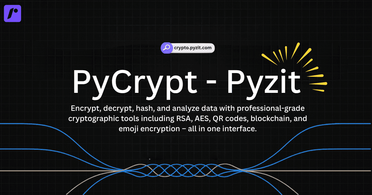 Pycrypt द्वारा pyzit - क्रिप्टोग्राफिक उपकरण media 2