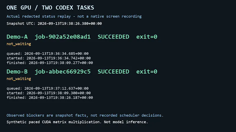 Codex GPU Queue screenshot 3