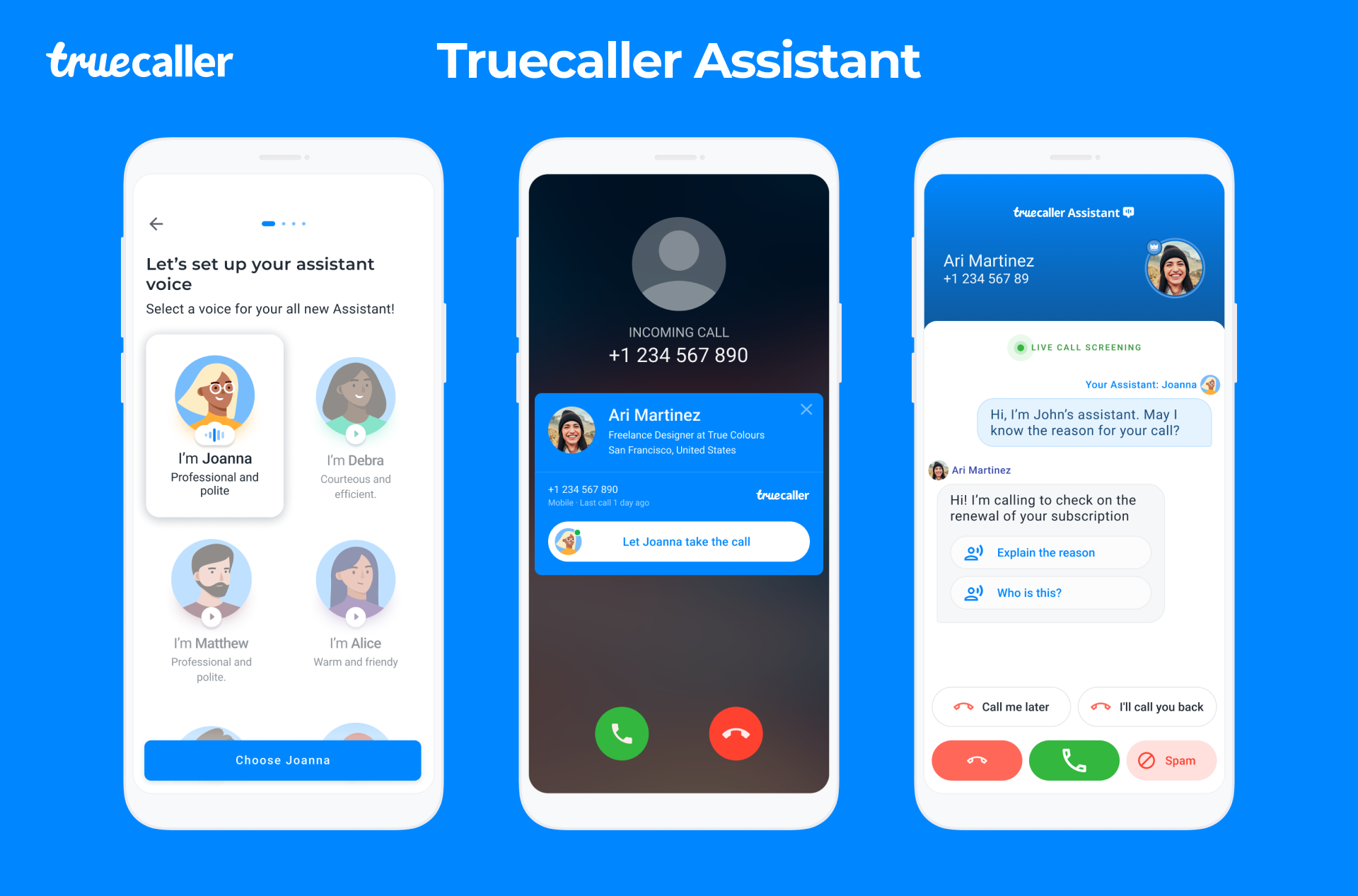 Asistente de TrueCaller - Celección de llamadas media 2