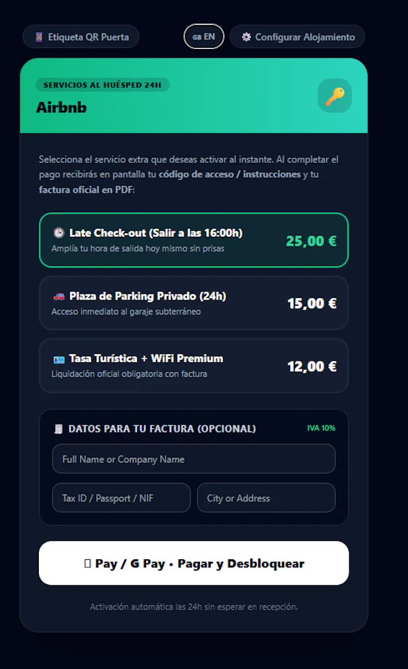 HostExtraQR screenshot 2