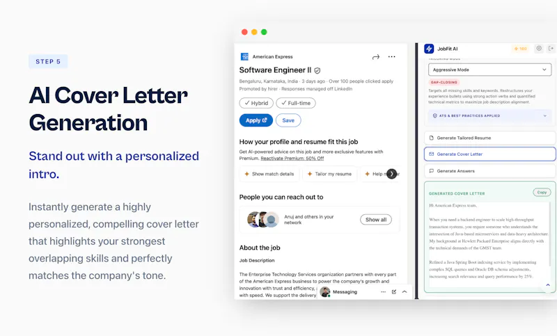 JobFit AI - Resume Tailoring & Scoring screenshot 6