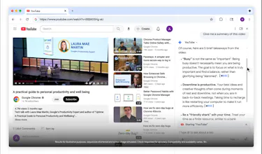 Google Gemini in Chrome gallery image