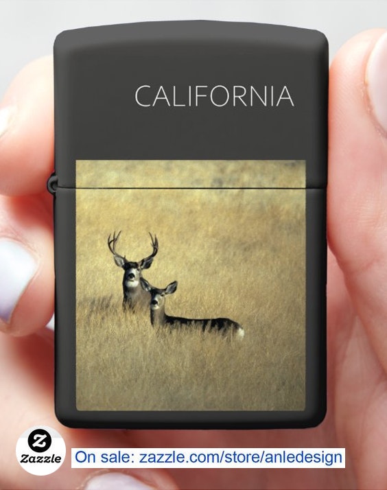 California mule deer - Zippo Lighter gallery image