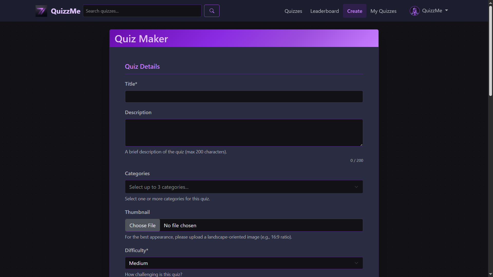 QuizzMe gallery image