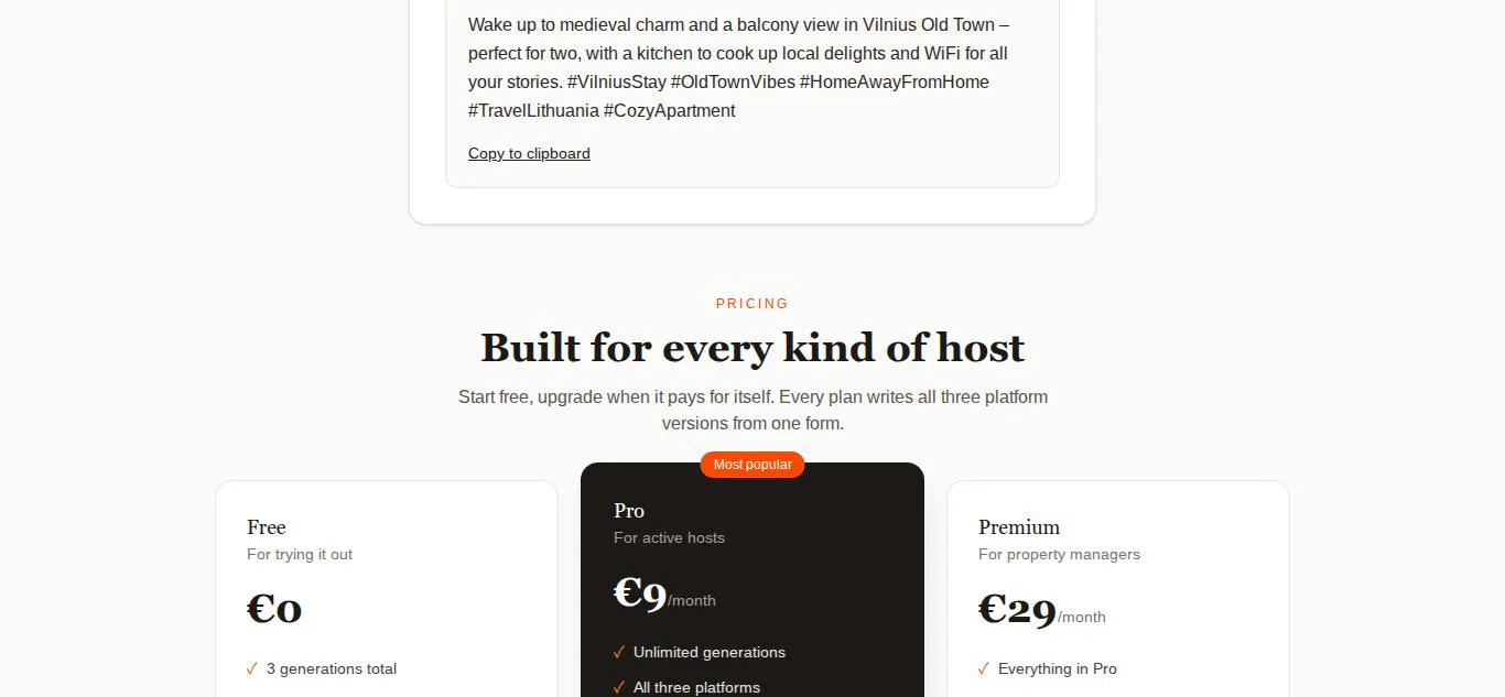 HostCopy AI gallery image