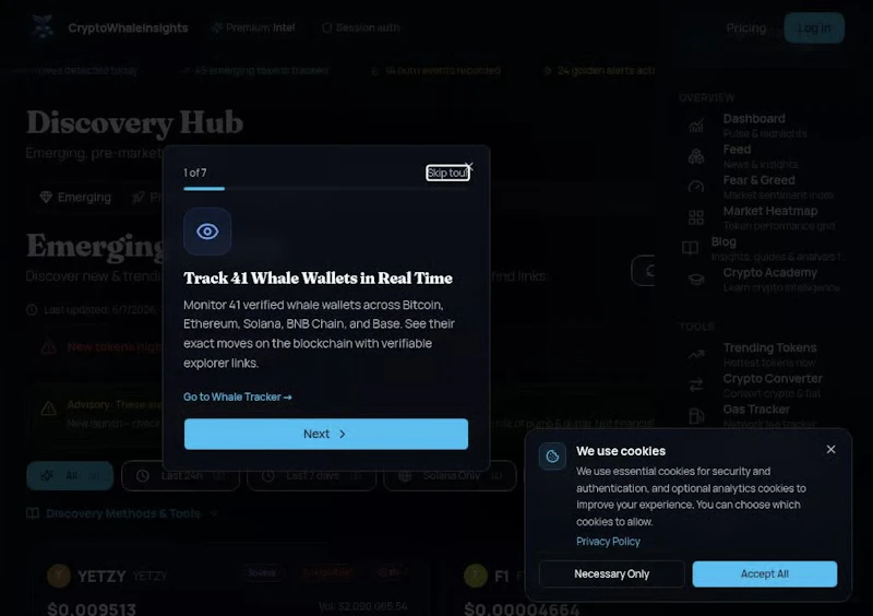 CryptoWhaleInsights screenshot 3