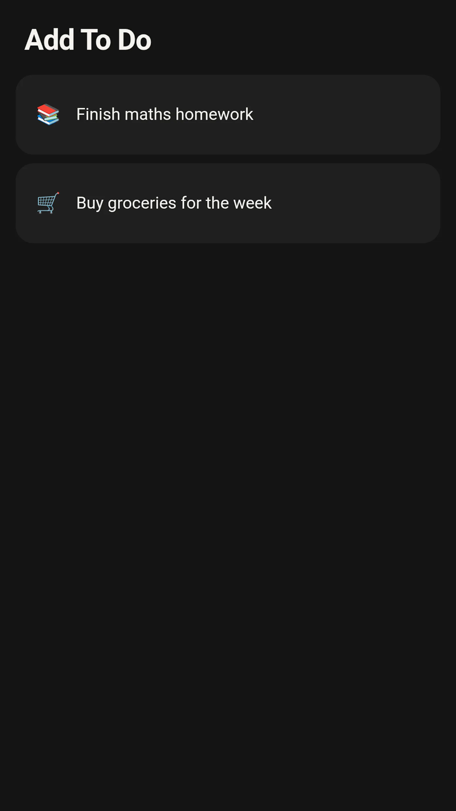 Add To Do screenshot 1