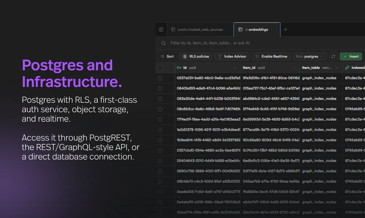 Powabase screenshot 2
