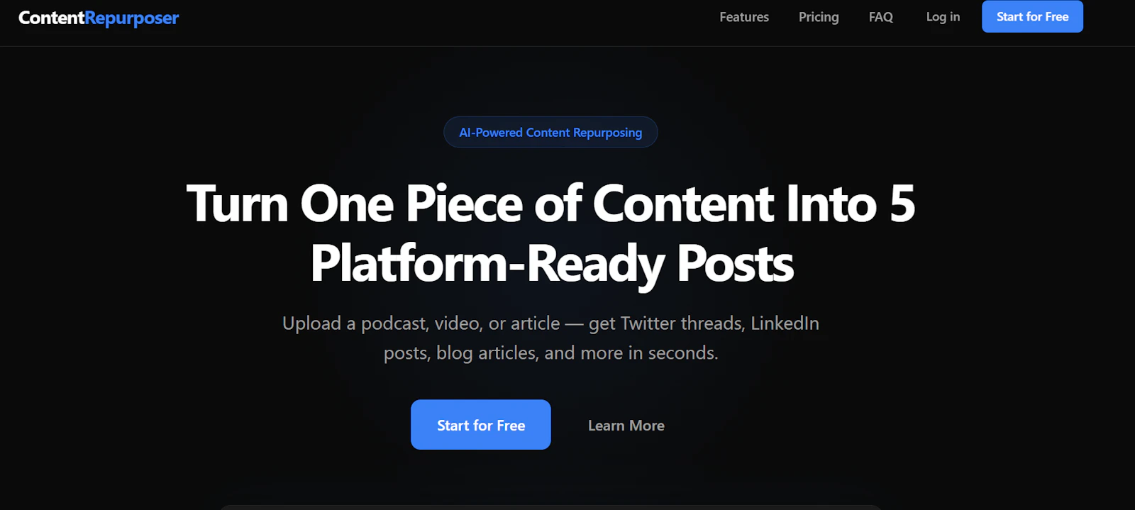 ContentRepurposer screenshot 1