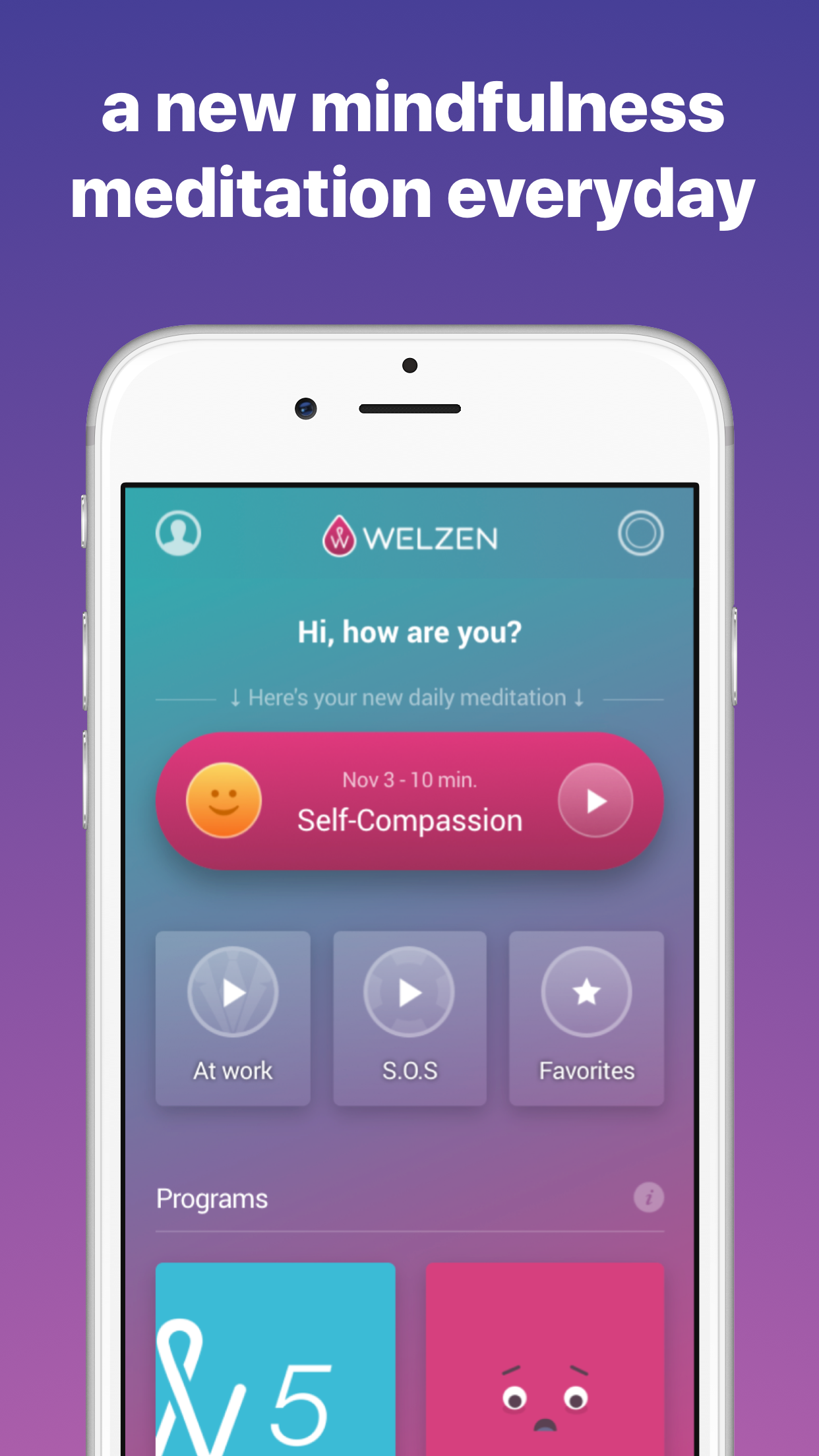 Welzen Mindfulness Meditation App gallery image
