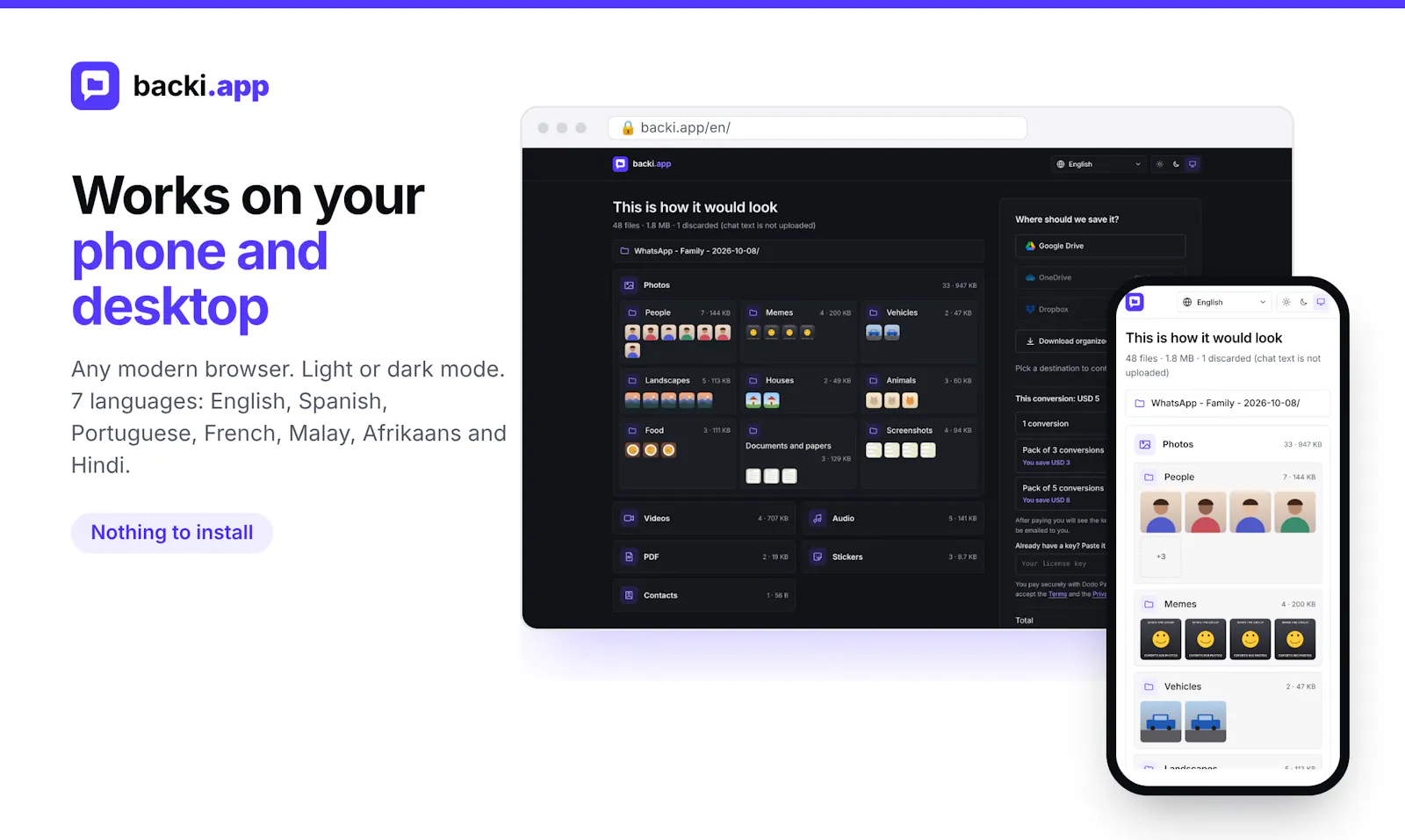 backi.app screenshot 6